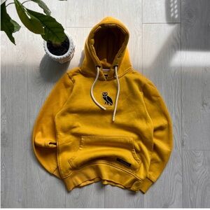 OVO Yellow Hoodie with Owl Logo